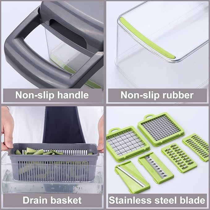 12-in-1 Multifunctional Vegetable Cutter Set