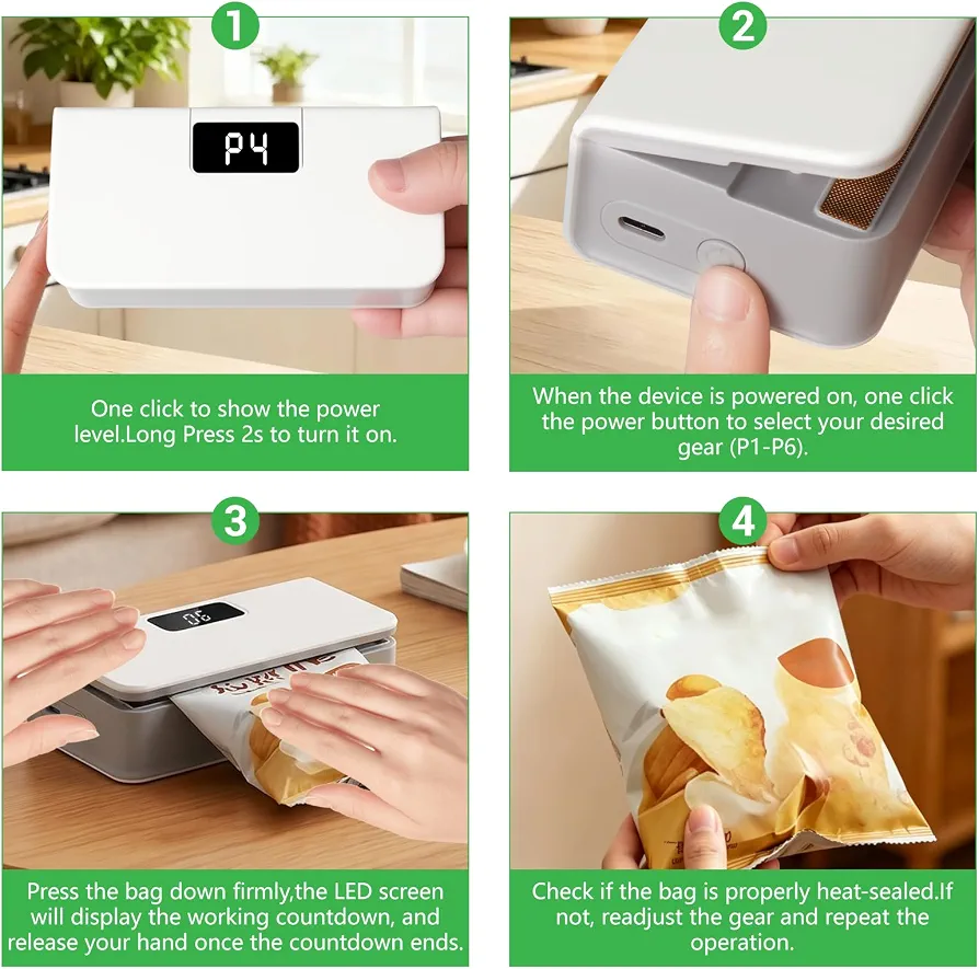 Rechargeable Smart Sealer Machine