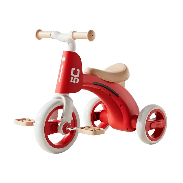 Children's Tricycle 1-3-6 Years Old Bicycle Infant Stroller Kids' Pedal Bike Lightweight Stroller