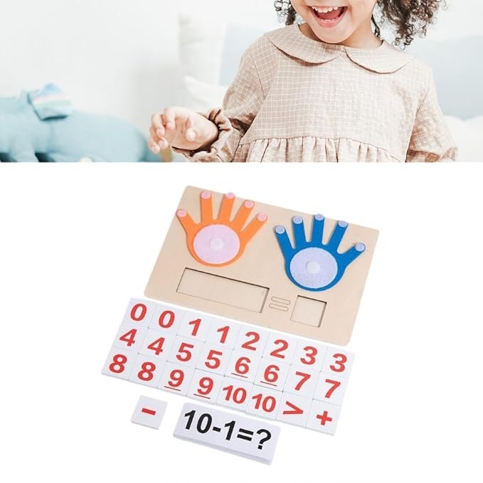 Finger Math Toy Subtraction for Math Manipulates Number Block Toy